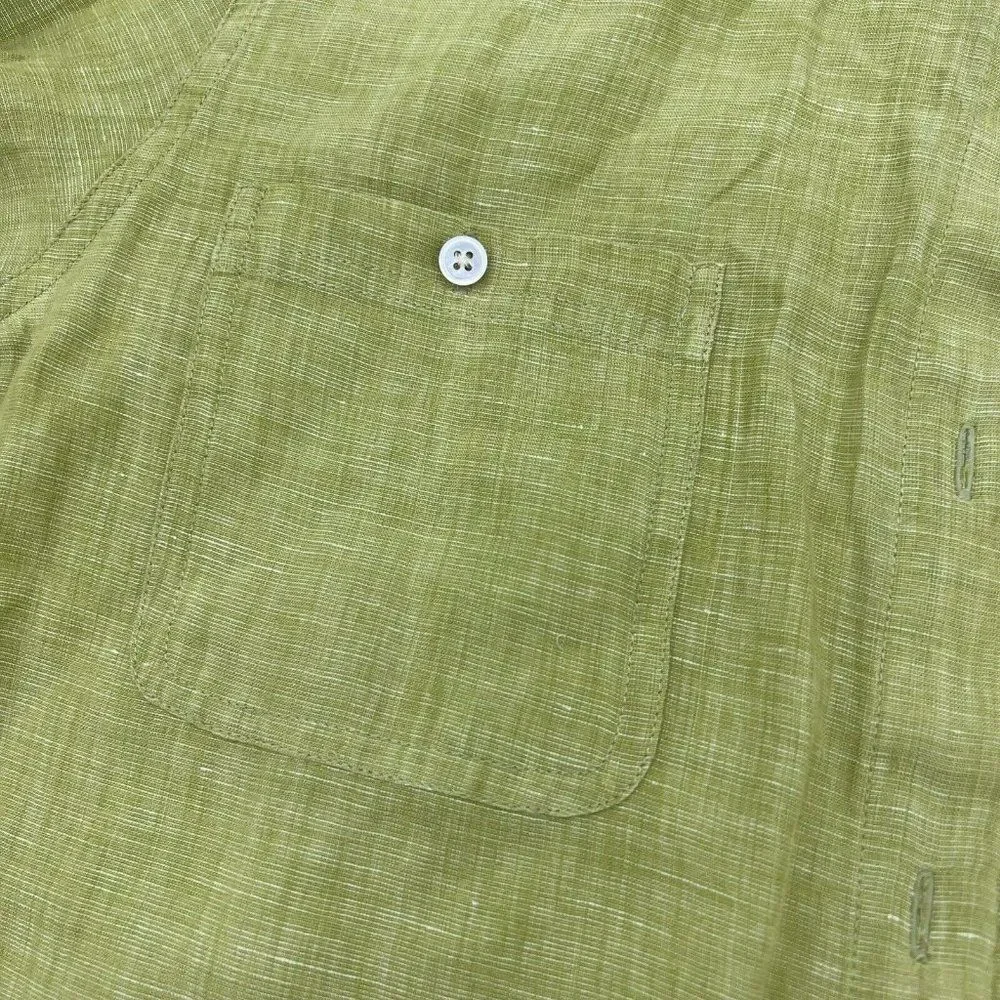 Tommy Bahama Green Casual Button Down Shirt - Picture 2 of 6